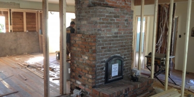 23a. fireplace framing